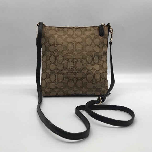 Coach Signature Canvas North South Swingpack 52576 - Picture 2 of 11